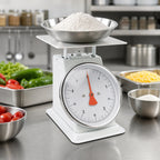 Thumbnail image #3 for Crestware SCA810 Portion Control Food Scale, 10 lb Capacity x 1 oz Graduations, 8-Inch Rotating Dial, Sloped Display