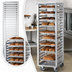 Thumbnail image #3 for Dinex Aluminum End-Loading Channel Rack for 33 Full-Size Sheet Pans