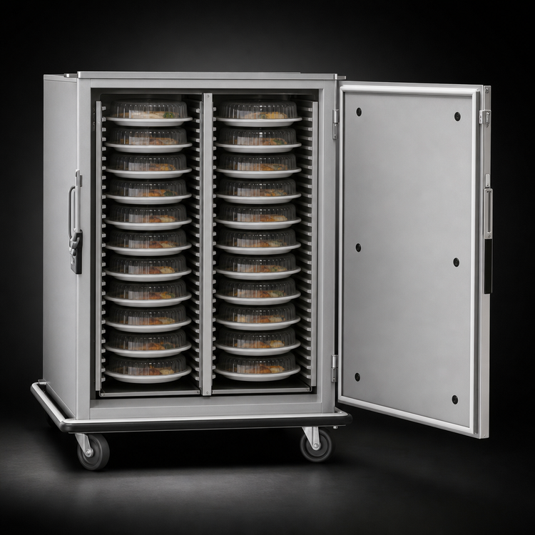 Product image #3 for Metro MBQ-72 Electric Heated Banquet Cabinet, Single Door, Holds 72 Covered 11-Inch Plates