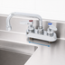 Thumbnail image #3 for T&S Brass B-1111-CR Deck-Mount Workboard Mixing Faucet with 8-Inch Swing Nozzle