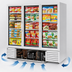 Thumbnail image #3 for True GDM-72F-HC~TSL01 3-Section Glass Door Freezer Merchandiser, Self-Contained Bottom-Mount, White