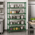 Thumbnail image #3 for Stationary Heavy Duty 5-Tier Wire Shelving Unit, 54