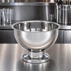 Thumbnail image #3 for Vollrath New York, New York® 46072 18-8 Stainless Steel Mirror-Finish Punch Bowl, 5 Gallon
