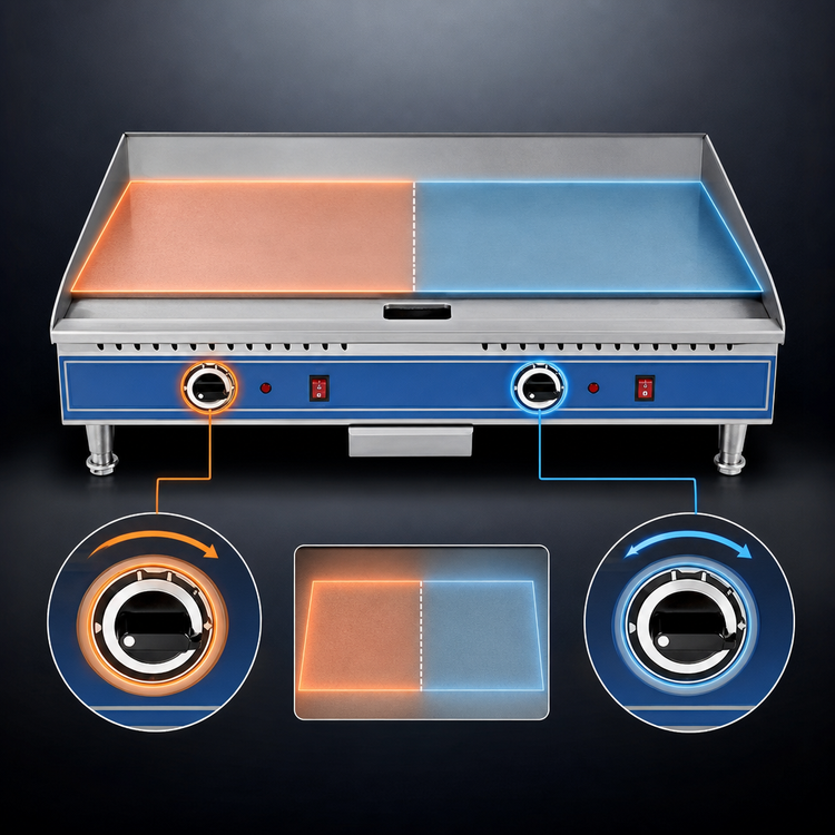 Product image #3 for Globe PG36E 36-Inch Electric Countertop Griddle with Thermostatic Controls