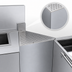 Thumbnail image #3 for Krowne Royal Series 45° Front Corner Underbar Drainboard Filler, 24-Inch Front-to-Back, Stainless Steel