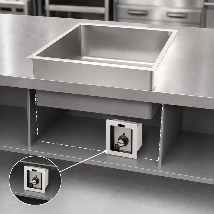 Product image #3 for Wells BMW-206STDU Built-In Electric Bottom-Mount Food Warmer — 12 Inches x 20 Inches Pan Opening, Insulated