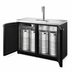 Thumbnail image #3 for True Premier Bar 48-Inch Two-Section Refrigerated Draft Bar Cooler, Flat Top