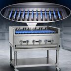 Thumbnail image #3 for Imperial (Middleby) Pro Series PSB60 60-Inch Gas Countertop Radiant Charbroiler with 10 Stainless Steel Burners and Manual Controls