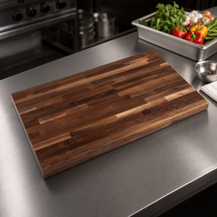 Product image #3 for Boos Block American Black Walnut Blended Edge Grain Kitchen Countertop, 42 x 25 x 1-1/2 Inch, Penetrating Oil Finish