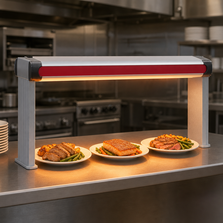 Product image #3 for Hatco Glo-Ray Designer Single Unlighted Infrared Strip Heater, 75-1/2-Inch, 1725 Watt, Aluminum
