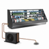 Thumbnail image #3 for Fusion 123-3/8-Inch Refrigerated Service Case with Flat Angled Lift-Up Front Glass, Remote DX and 3 Solid Shelves