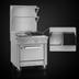 Thumbnail image #3 for Southbend Platinum 32-Inch Heavy Duty Gas Range with 16-Inch Griddle, 16-Inch Charbroiler, and Convection Oven