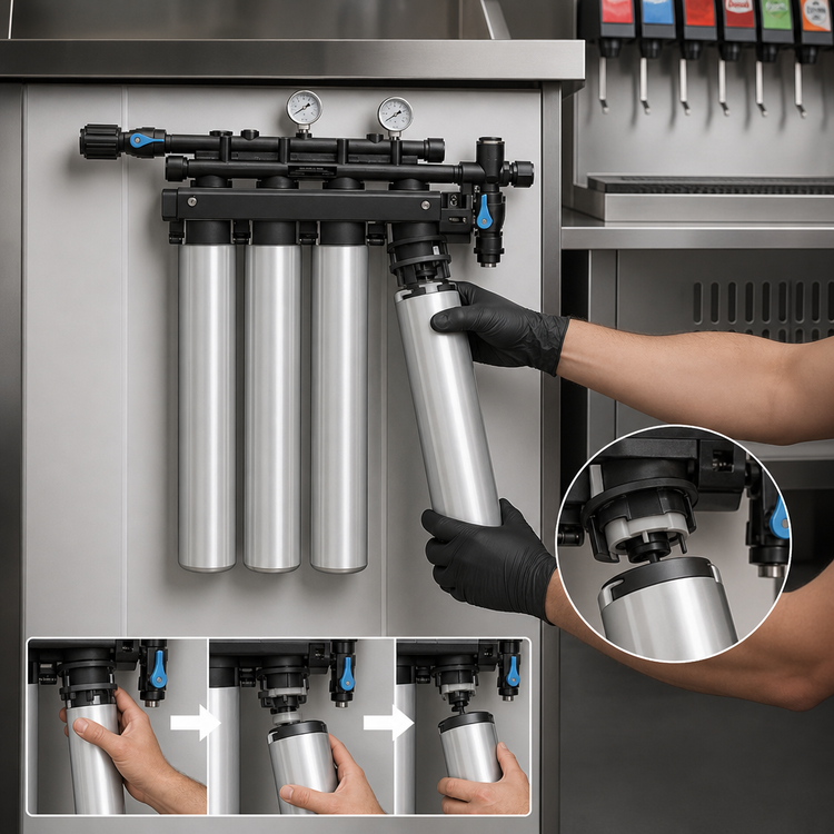 Product image #3 for Everpure QC7I Quad-XCLM+ High-Capacity Fountain Chloramines Reduction System