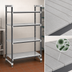 Thumbnail image #3 for Cambro Camshelving Elements XTRA 72-Inch x 18-Inch x 72-Inch 4-Shelf Solid Stationary Starter Unit, Speckled Gray