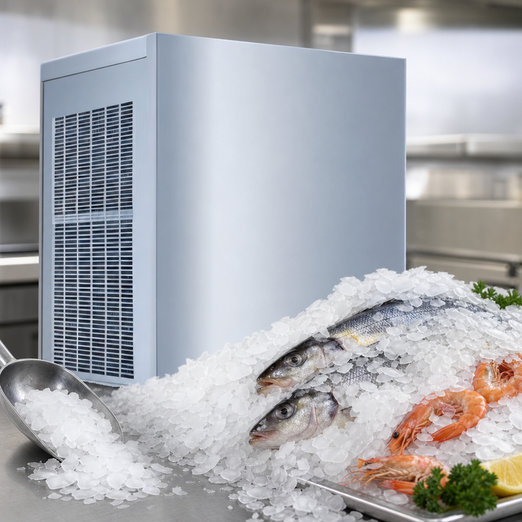 Product image #3 for Manitowoc Flake-Style Air-Cooled Self-Contained Ice Maker, 370 lb/24 hr