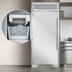Thumbnail image #3 for True Residential 36-Inch Upright Freezer Column with Built-In Ice Maker, Right-Hinged Solid Door, Stainless Steel