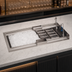 Thumbnail image #3 for La Rosa 5547 Drop-In Double-Service Ice/Water/Cocktail Unit with Glass Fillers, 47 Inch