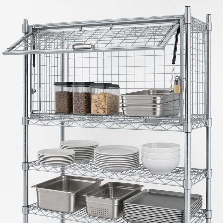 Product image #3 for EAGLEbrite Zinc Security Module Enclosure Kit, 18 x 30, Single Flip-Up Door