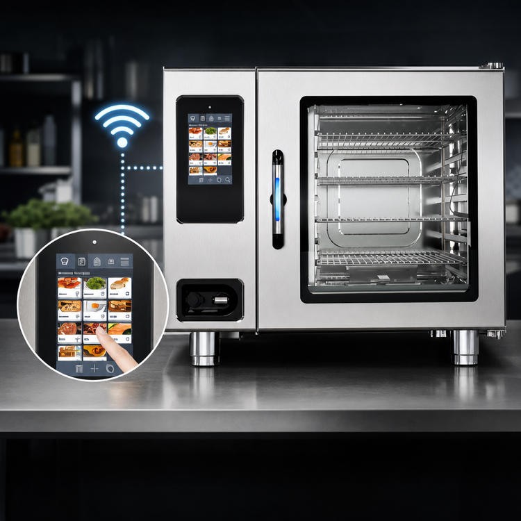 Product image #3 for Alto-Shaam Prodigi Pro Gas Boilerless Countertop Combi Oven/Steamer, Wi-Fi Controls, 7 Sheet Pan / 16 Hotel Pan Capacity