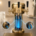 Thumbnail image #3 for Micro Matic Mini-Mushroom 3-Faucet Glycol-Cooled Countertop Draft Beer Tower, Polished Brass Finish