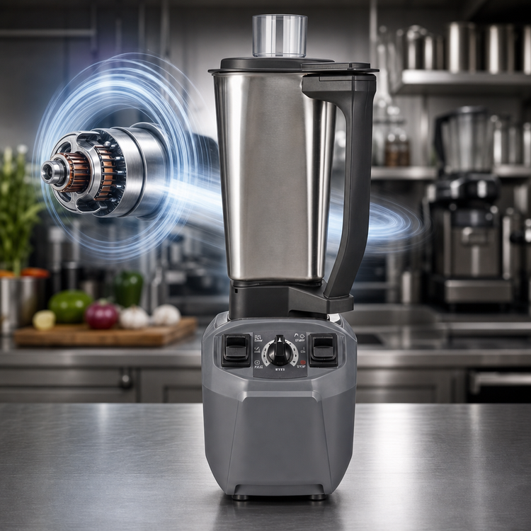 Product image #3 for Hamilton Beach Commercial EXPEDITOR 64 oz Stainless Steel Culinary Blender, 2.4 HP, 230V, CE