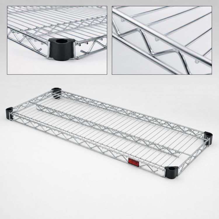 Product image #3 for Eagle QuadTruss Quad-Adjust 60" x 21" Chrome-Plated Wire Shelf