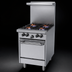 Thumbnail image #3 for Garland Signature G Starfire Pro Series 24-Inch Natural Gas Restaurant Range with 4 Open Burners and Space-Saver Oven
