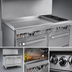 Thumbnail image #3 for Southbend Ultimate 60-Inch Gas Restaurant Range with 48-Inch Griddle and 2 Standard Ovens