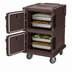 Thumbnail image #4 for Cambro Ultra Camcart Double-Compartment Front-Loading Insulated Food Pan Carrier, Dark Brown, 90-Qt. Capacity