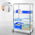 Thumbnail image #3 for Quantum 18 x 36 x 63 Inch 10-Gauge Clear Vinyl Wire Cart Cover with Velcro Flap