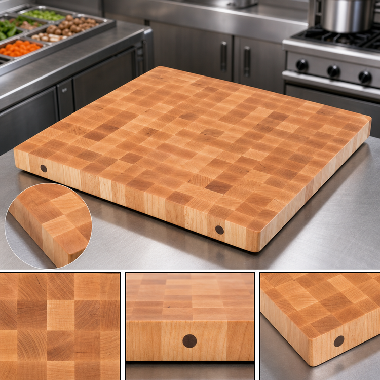 Product image #3 for John Boos Boos Block End Grain Maple Island Countertop with Beeswax Finish, 48 x 36 x 4 Inches