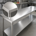 Thumbnail image #3 for Eagle Spec-Master Marine Series 14-Gauge Stainless Steel Work Table with Adjustable Undershelf, 144 x 30 Inches
