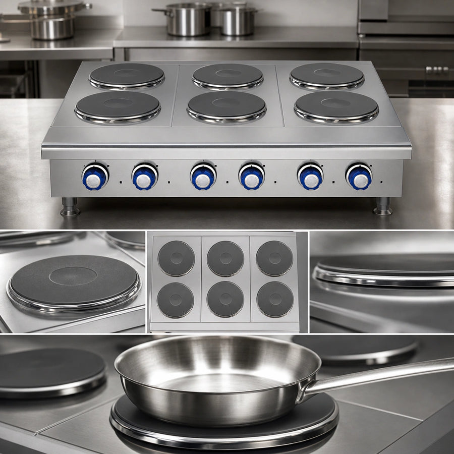 Six 9-Inch Round Plate Elements