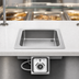 Thumbnail image #3 for APW Wyott Insulated Drop-In Electric Hot Food Well with Drain, Wet or Dry, 1 Half-Size Pan, 120V