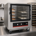 Thumbnail image #3 for hotLOGIX HL4-5 Undercounter Insulated Aluminum Humidified Holding Cabinet/Heater Proofer, 10 Pan Capacity