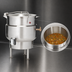 Thumbnail image #3 for Vulcan K20DLT 20-Gallon Direct Steam 2/3-Jacketed Floor-Mounted Tilting Kettle