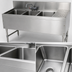 Thumbnail image #3 for Advance Tabco Prestige Supreme 3-Compartment Stainless Steel Underbar Sink Unit with Right Drainboard, 60 x 20 x 36 Inches
