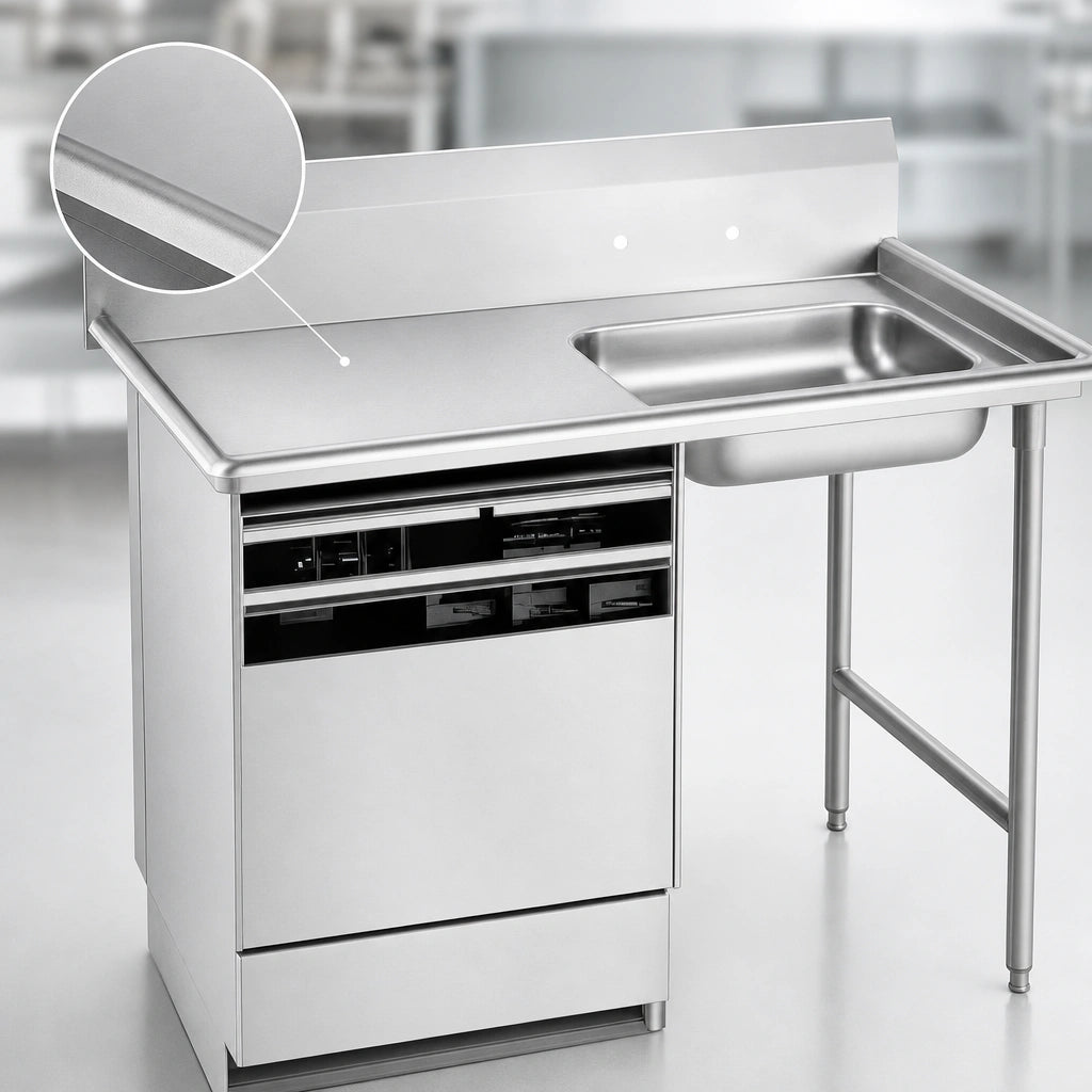 16-Gauge Stainless Steel Top