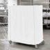Thumbnail image #3 for Metro Waterproof Vinyl-Nylon Banquet Cart Cover with PVC Zipper, 72 x 24 x 54 Inch, White