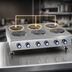 Thumbnail image #3 for Imperial IHPA-3-36-E 36-Inch Electric Countertop Hot Plate with 3 Round Plate Elements and Solid Top