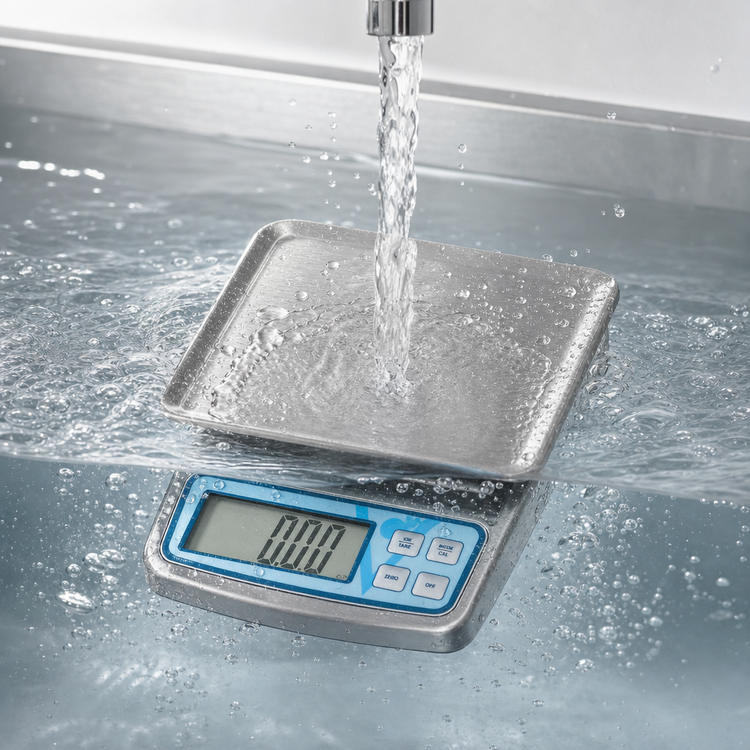 Product image #3 for Edlund Bravo! Submersible Waterproof Digital Portion Scale, 10 lb, 230V