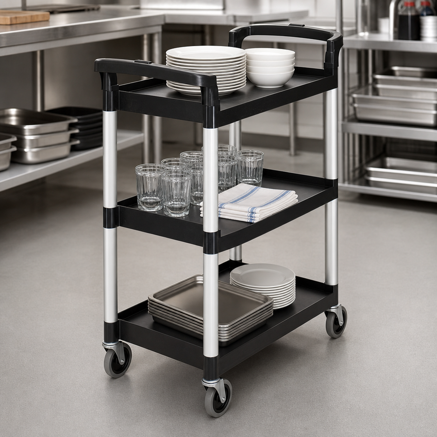 Open 3-Shelf Design