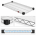 Thumbnail image #3 for Eagle QuadTruss Quad-Adjust Wire Shelf, 24 x 18 Inches, Stainless Steel Finish, 800 lb Capacity