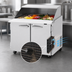 Thumbnail image #3 for Turbo Air PRO Series Mega Top Sandwich/Salad Prep Table with Slide-Back Lid, Rear-Mount Self-Contained, 36-1/4 Inch Wide, 2-Section, 15-Pan, 9 Cu. Ft.