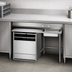 Thumbnail image #3 for Advance Tabco Undercounter Dish Table with Right Sink Bowl, 60 x 30 Inches, 304 Stainless Steel