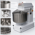 Thumbnail image #3 for BakeMax BMSM160 Heavy-Duty Floor Model Spiral Dough Mixer, 352 lb Capacity, 2-Speed, Fixed Bowl