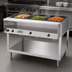 Thumbnail image #3 for Vollrath ServeWell® 3-Well Stationary Hot Food Table with Open Shelf Base, Stainless Steel