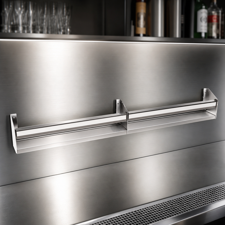 Product image #3 for Glastender 51-Inch Single Stainless Steel Speed Rail