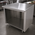 Thumbnail image #3 for 108 Inch x 36 Inch Open Front Cabinet Base Stainless Steel Work Table with 14-Gauge 304 Top