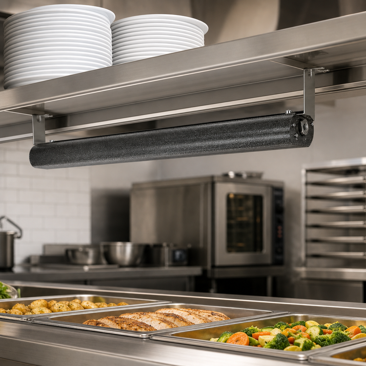 Product image #3 for Vollrath 78-Inch Low Profile Unlighted Strip Heat Lamp with Remote Toggle Switch, 120V